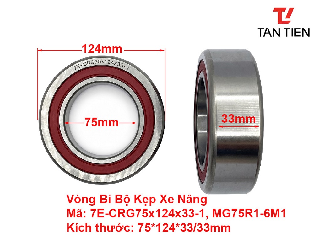 Vòng Bi Xe Nâng 7E-CRG75x124x33-1 (MG75R1-6M1)